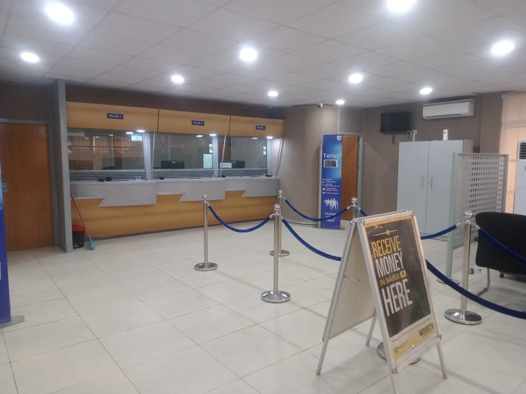 Stanbic IBTC branch reception in Sagamu